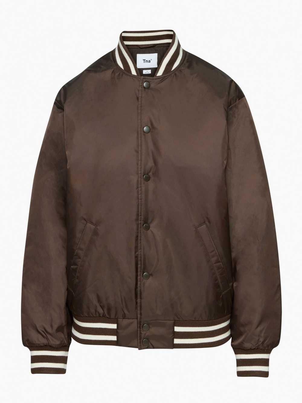 Aritzia Stadium Jacket, chocolate brown